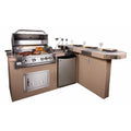 KoKoMo Aspen BBQ Island with 4 Burner Built In BBQ Grill - Aspen