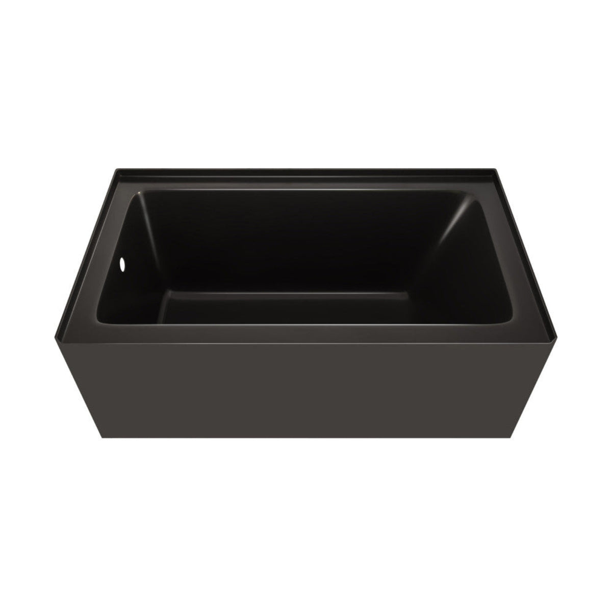Char-Griller Voltaire 54 x 30 Skirted Left Drain Soaking Apron Bathtub in Glossy Black -1769836461710_171