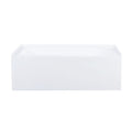 Char-Griller Voltaire 60 x 32 Skirted Left Drain Soaking Apron Bathtub in Glossy White with I - 1769840561112_541