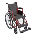 Char-Griller Ziggo ZG1400 14 in. Pediatric Manual Wheelchair with Wide Seat, Red - SKU_1770027612863_841