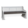 Char-Griller Orso Bench, Slat Back Design, White, Brown Mahogany and Mindi, 64 Inch -BM324883 - 1769762168941_193