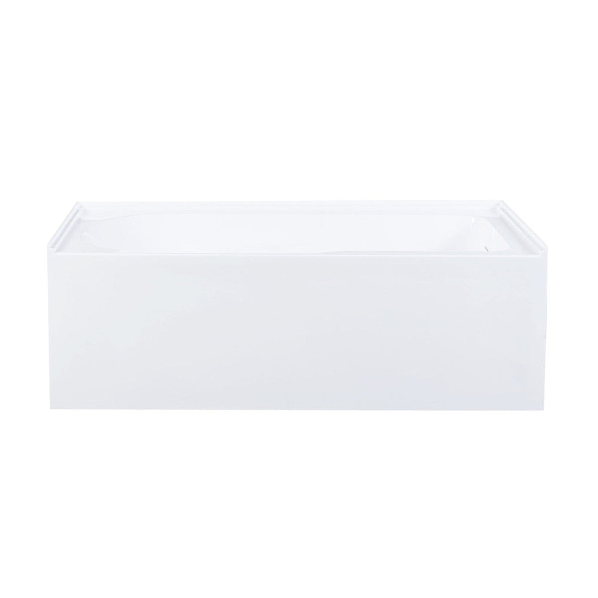 Char-Griller Voltaire 60 x 30 Skirted Right Drain Soaking Apron Bathtub in Glossy White with - 1769842555286_45