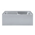 Char-Griller Voltaire 60" x 32" Left-Hand Drain Alcove Bathtub with Apron and Armrest in Matt - _1769836505693_851