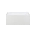 Char-Griller Voltaire 48 x 32 Skirted Right Drain Soaking Apron Bathtub in Glossy White with - 1769840550191_341
