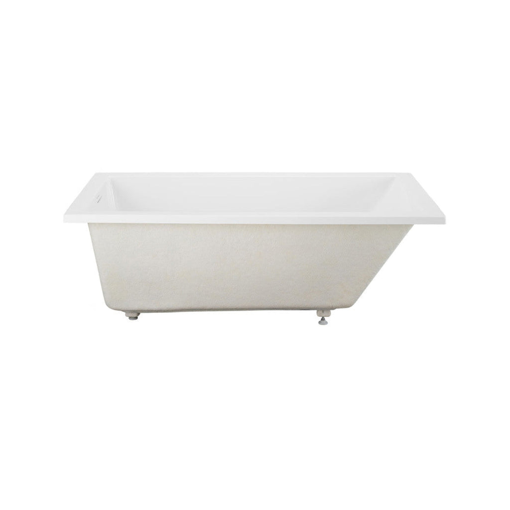 Char-Griller Voltaire 60 x 36 Reversible Drain Soaking Drop-in Bathtub in Glossy White with I - SKU_1769849830453_782