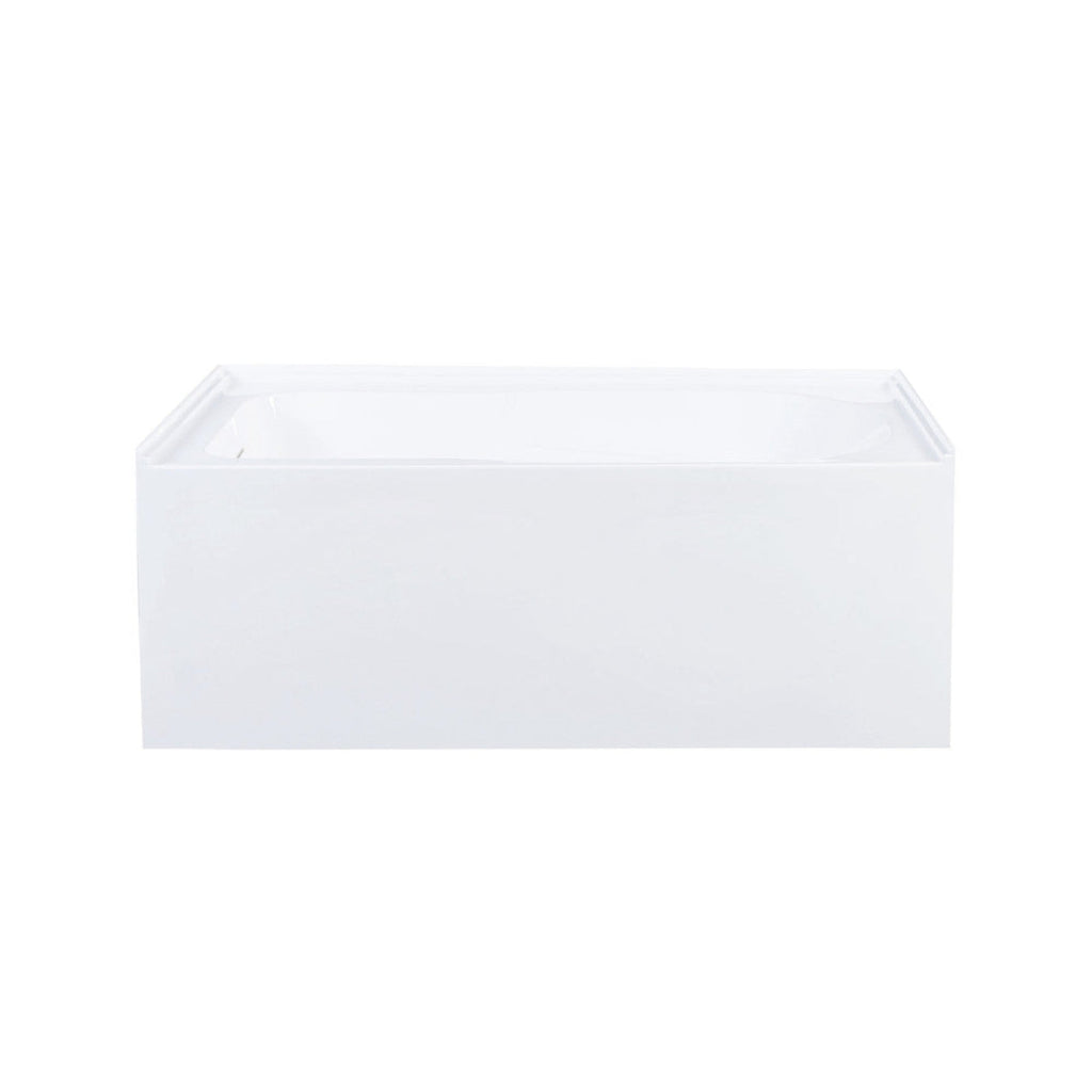 Char-Griller Voltaire 54 x 30 Skirted Left Drain Soaking Apron Bathtub in Glossy White with I - 1769840568430_750