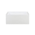 Char-Griller Voltaire 48 x 32 Skirted Left Drain Soaking Apron Bathtub in Glossy White with I -  - 1769840555277_703