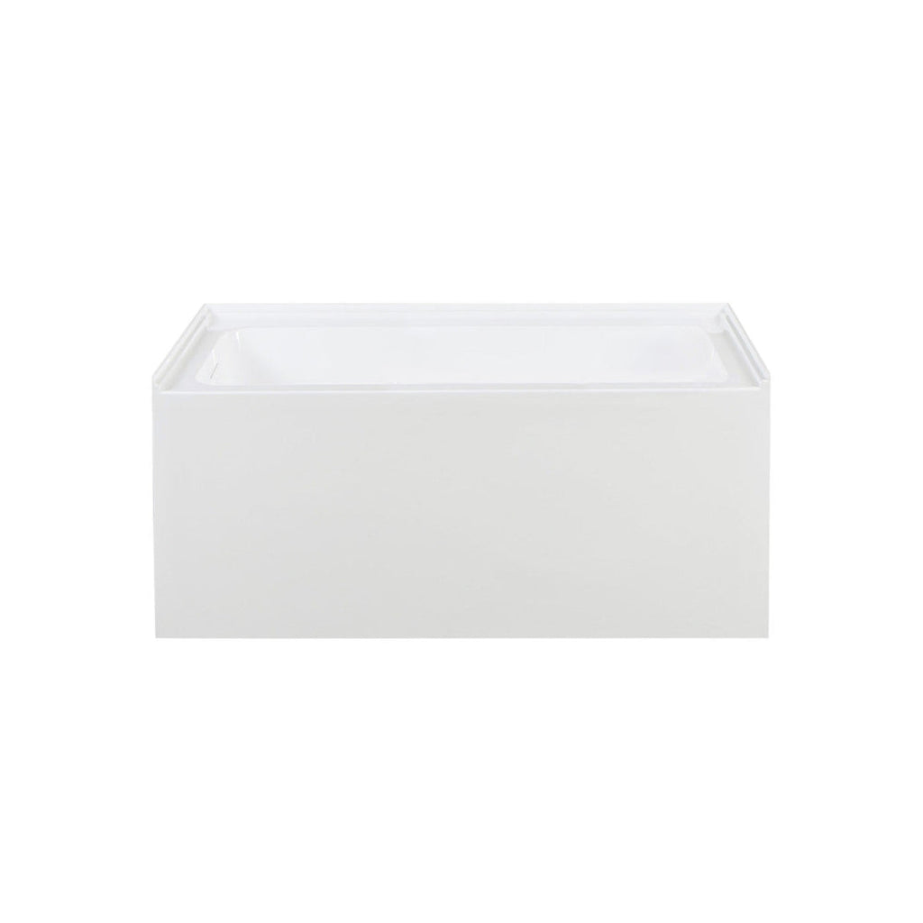 Char-Griller Voltaire 48 x 32 Skirted Left Drain Soaking Apron Bathtub in Glossy White with I -  - 1769840555277_703