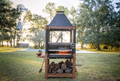 Char-Griller Argentine Charcoal Grill with Firebox Adjustable Grates Fire bricks and 6 Grilli - SKU_1769669195330_953