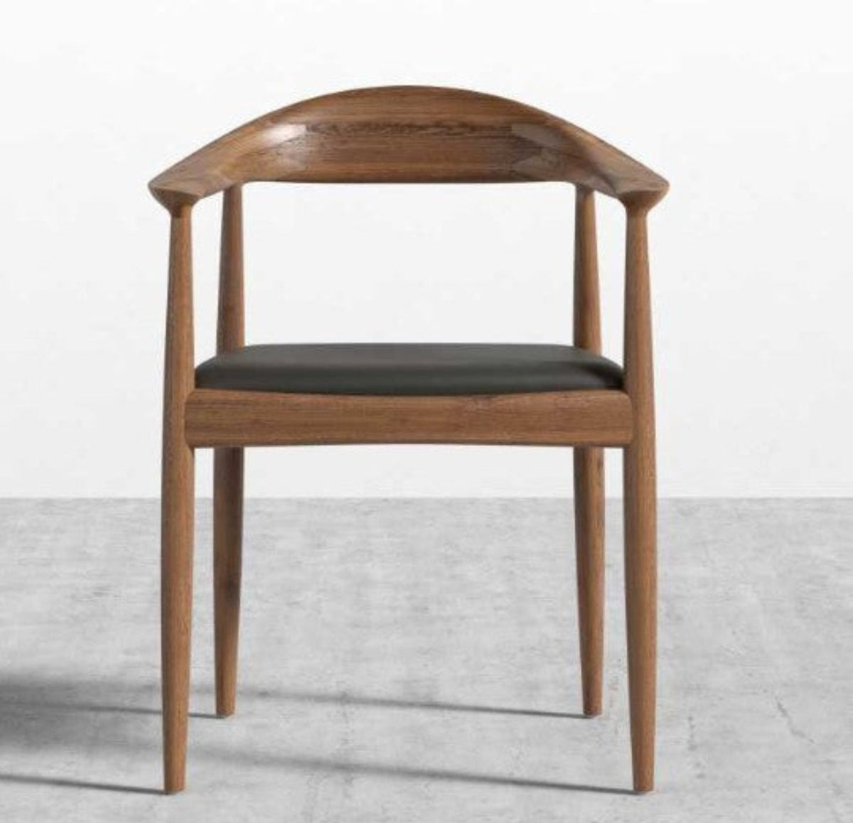 Char-Griller Round Chair, Monaco Black With Walnut - SKU_1769674421835_217