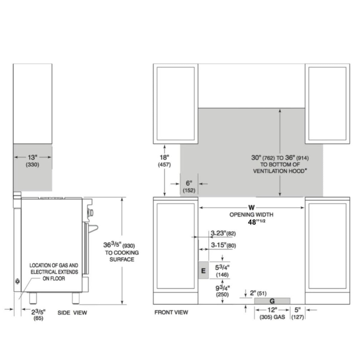 Forno 5-Piece Appliance Package - 48-Inch Dual Fuel Range, Refrigerator with Water Dispenser, Wall Mount Hood, 24-Inch Microwave Drawer, & 3-Rack Dishwasher in Stainless Steel - APW5-6156-48-H-MWD