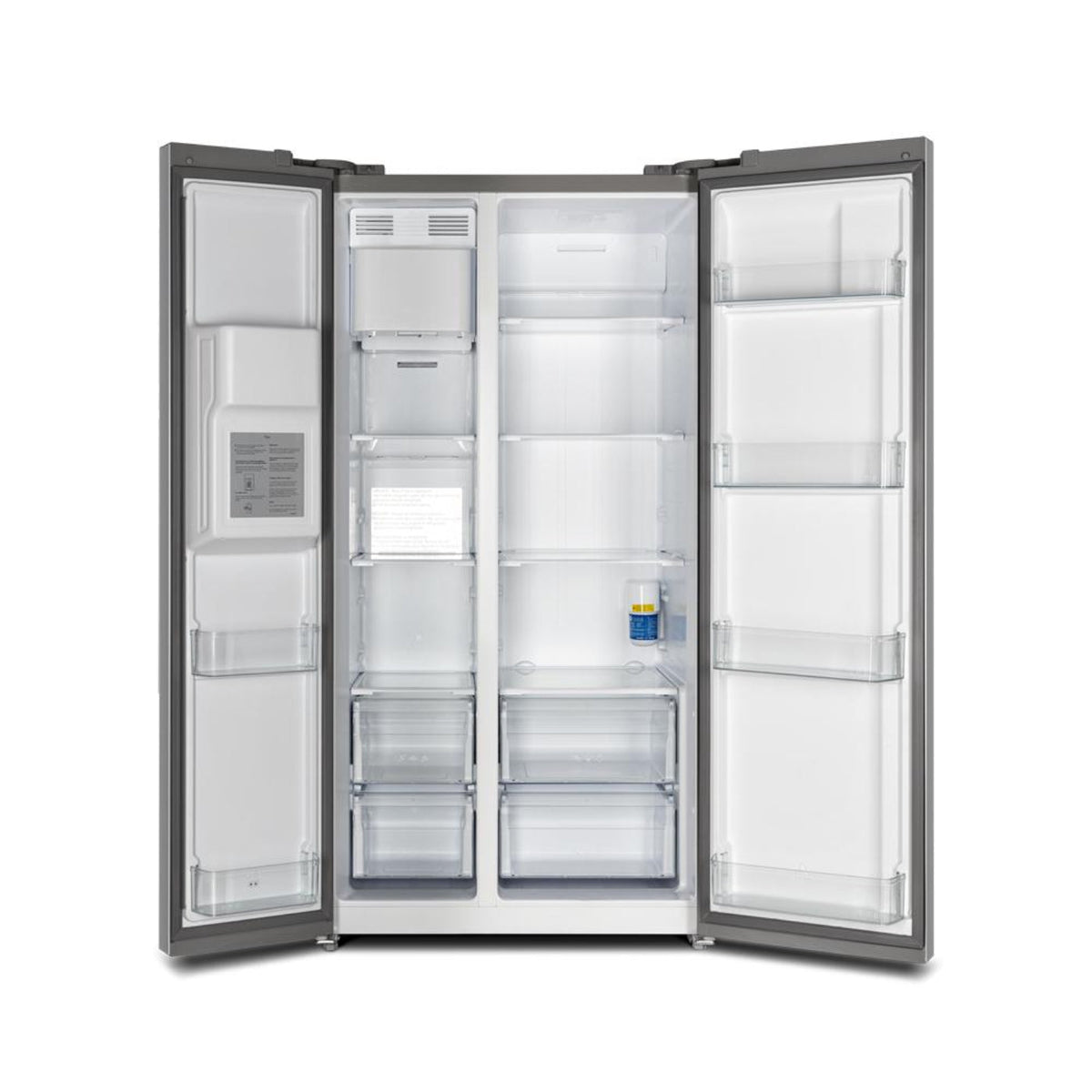 Forno 5-Piece Appliance Package - 48-Inch Dual Fuel Range, Refrigerator with Water Dispenser, Wall Mount Hood, 24-Inch Microwave Oven, & 3-Rack Dishwasher in Stainless Steel - APW5-6156-48-H-MWO