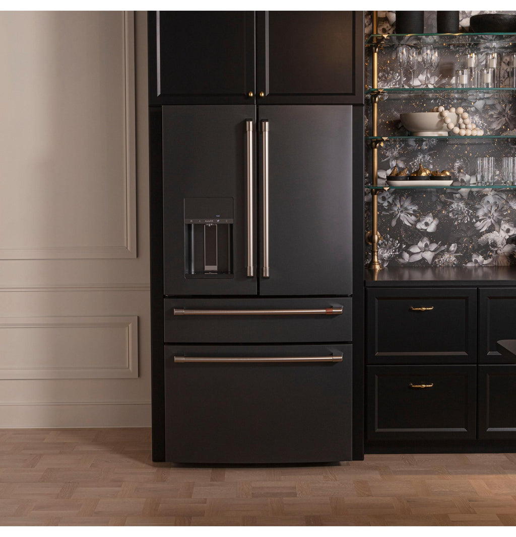 CAFE CVE28DP3ND1 CAFé™ ENERGY STAR® 27.8 Cu. Ft. Smart 4-Door French-Door Refrigerator Black