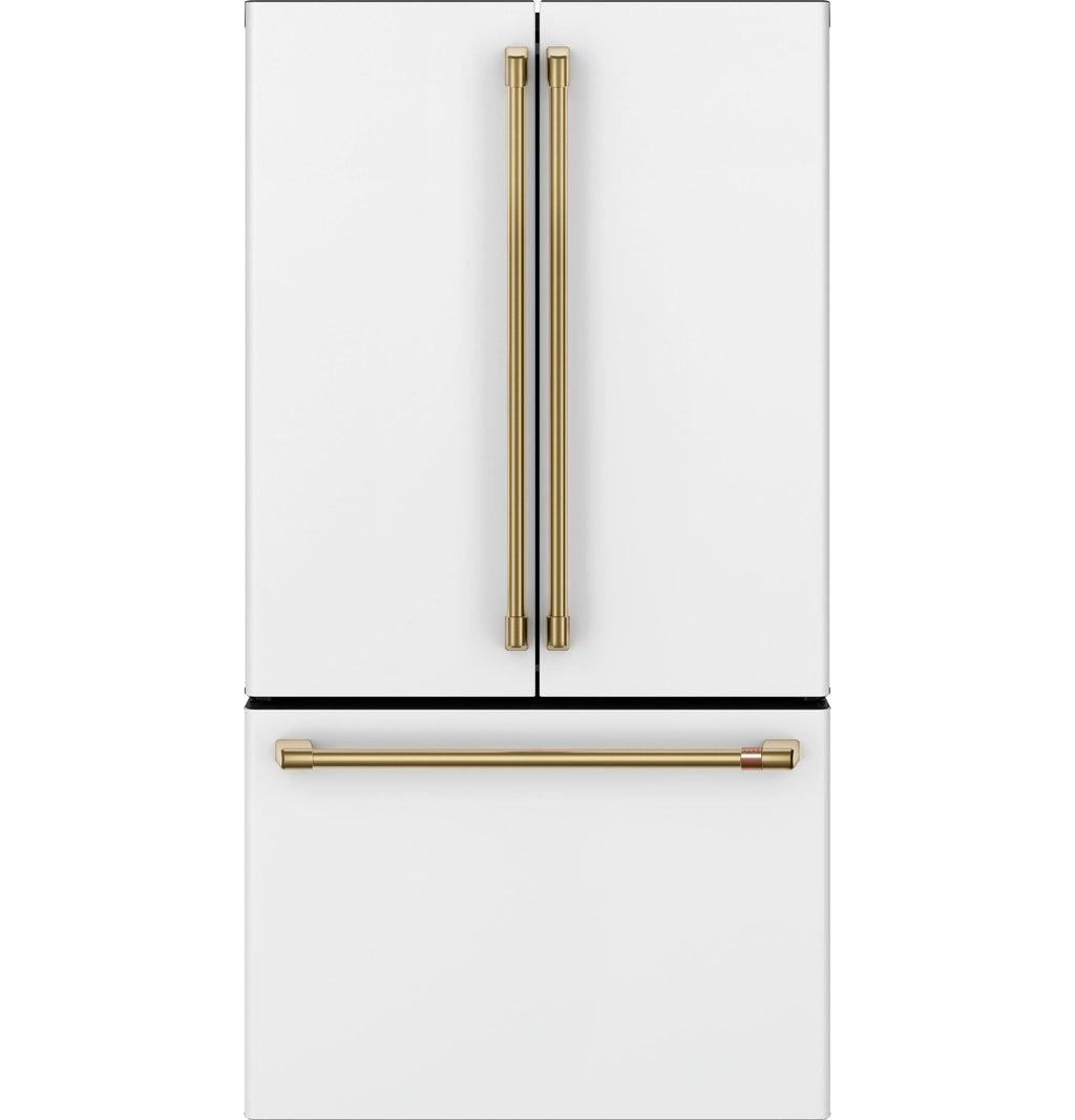 CAFE CWE23SP4MW2 CAFé™ ENERGY STAR® 23.1 Cu. Ft. Smart Counter-Depth French-Door Refrigerator White
