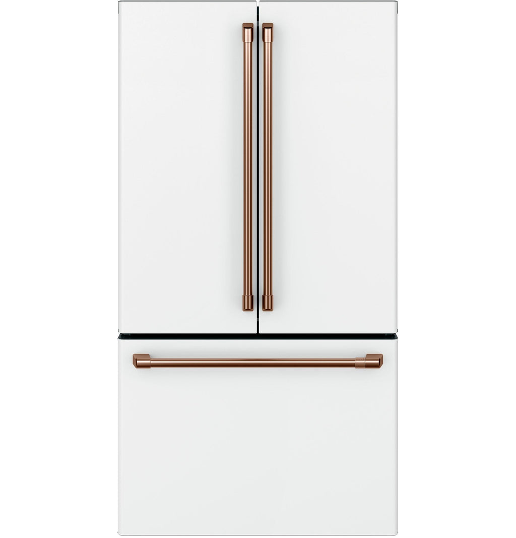 CAFE CWE23SP4MW2 CAFé™ ENERGY STAR® 23.1 Cu. Ft. Smart Counter-Depth French-Door Refrigerator White
