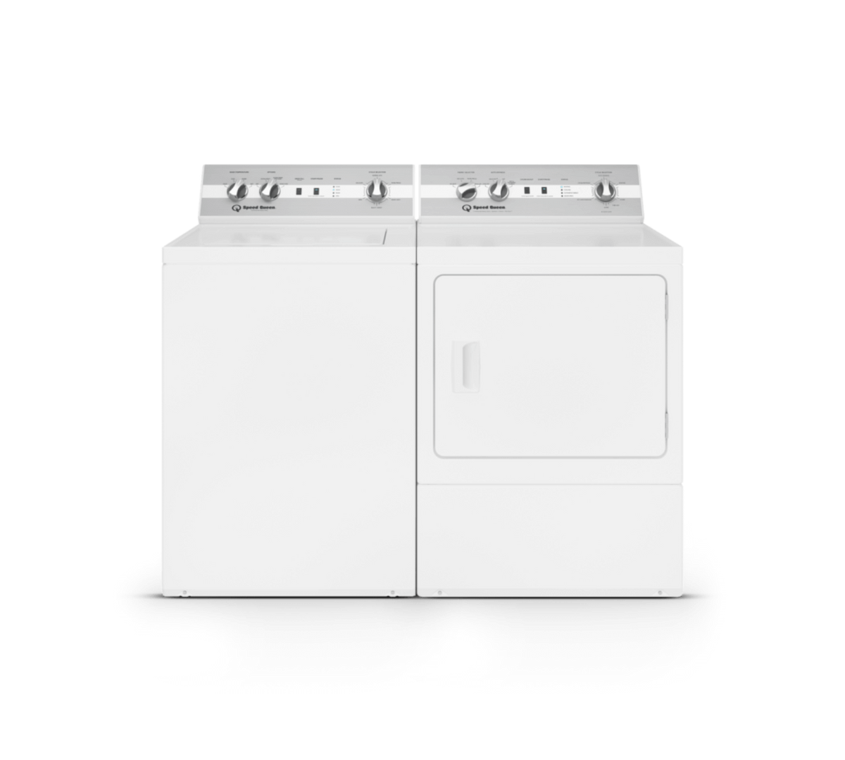 SPEED QUEEN DC5004WG DC5 Sanitizing Gas Dryer with Pet Plus Extended Tumble Steam White - DC5004WG