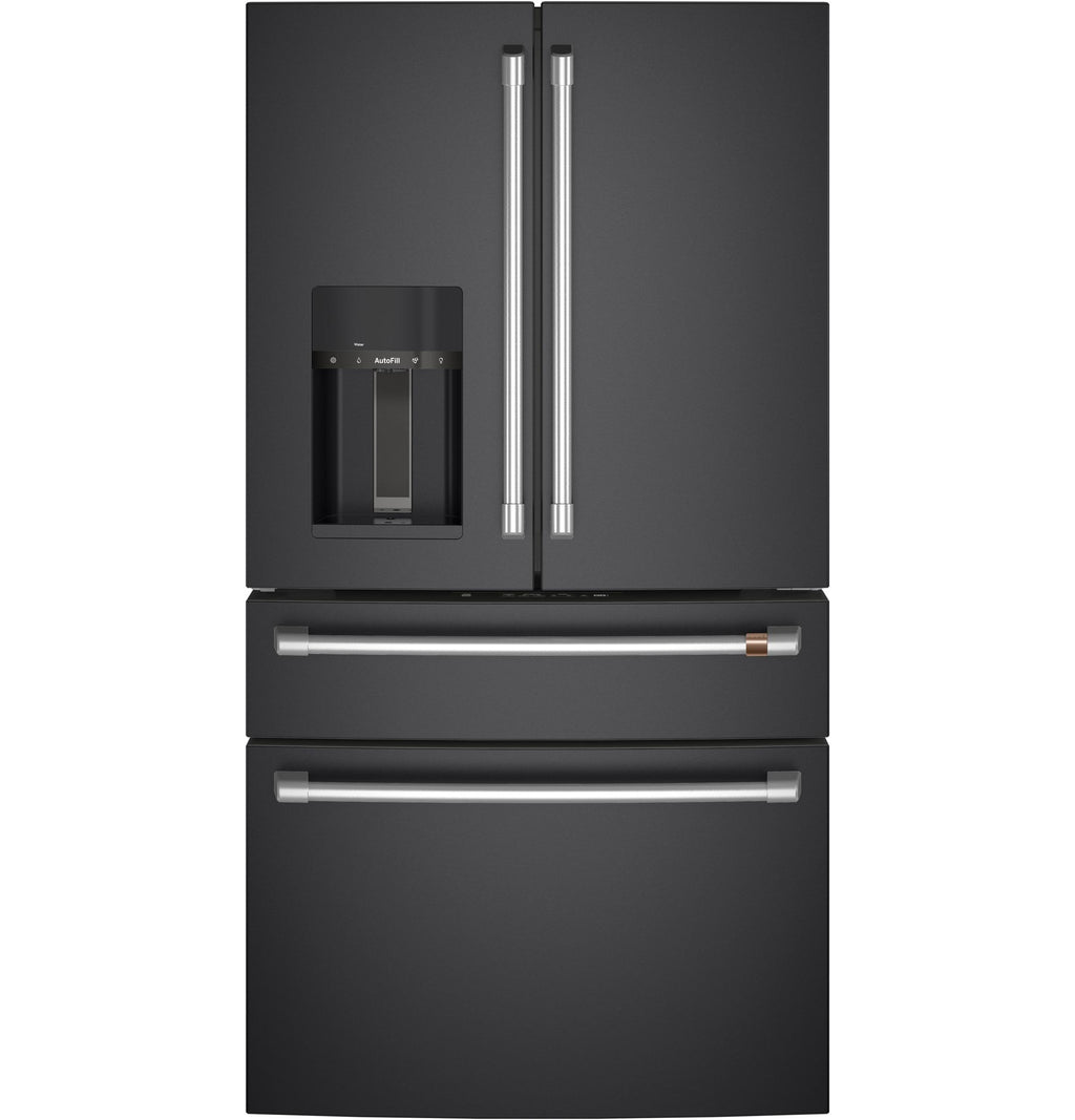 CAFE CVE28DP3ND1 CAFé™ ENERGY STAR® 27.8 Cu. Ft. Smart 4-Door French-Door Refrigerator Black