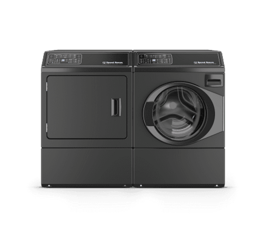 Speed Queen FF7012BN 27 Inch Front Load Right Hinge Washer & Speed Queen DF7004BE 27 Inch Electric Dryer - Speed Queen-FF7012BN-DF7004BE