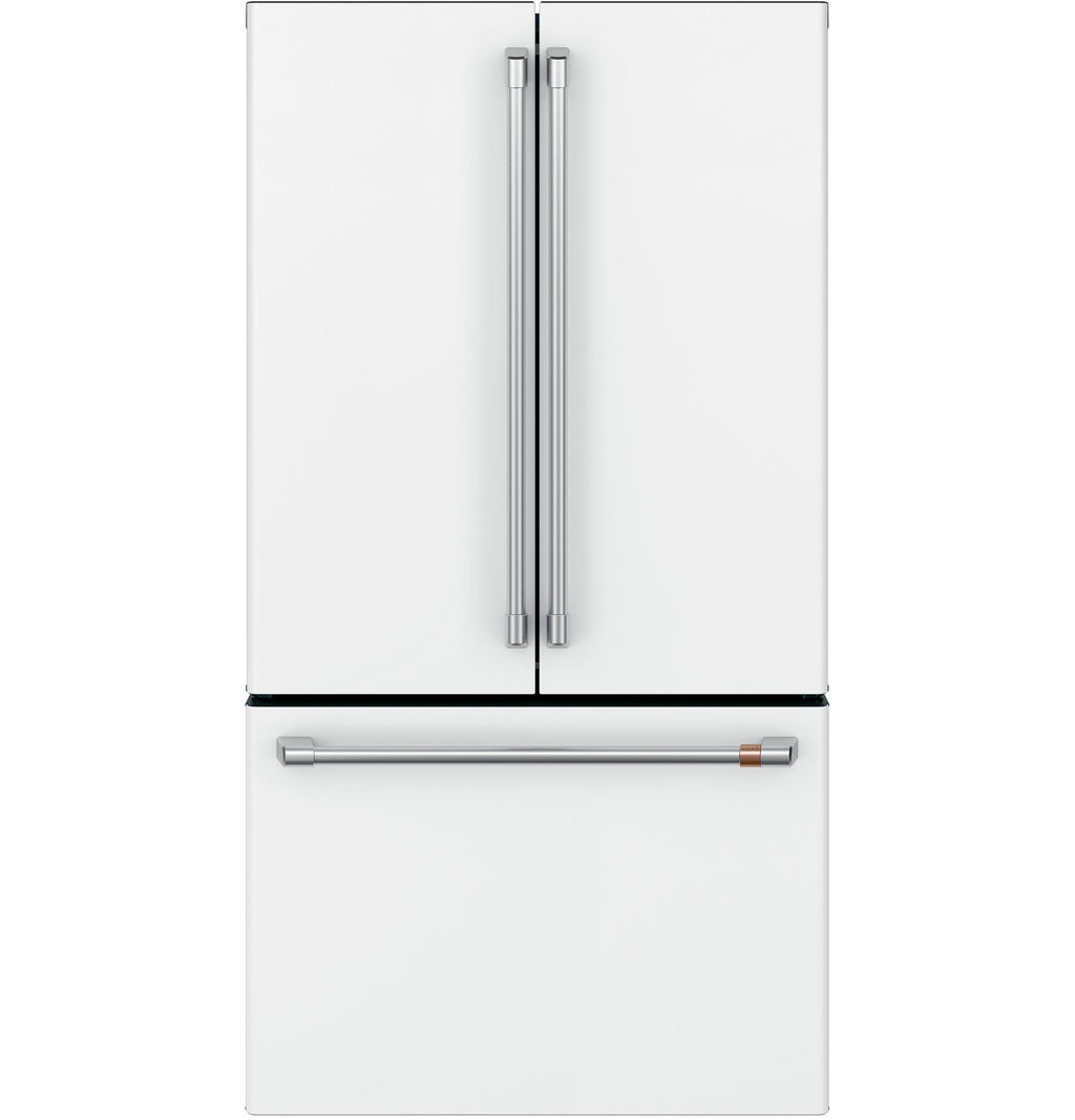 CAFE CWE23SP4MW2 CAFé™ ENERGY STAR® 23.1 Cu. Ft. Smart Counter-Depth French-Door Refrigerator White