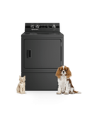 SPEED QUEEN DC5004BG DC5 Sanitizing Gas Dryer with Pet Plus Extended Tumble Steam Black - DC5004BG