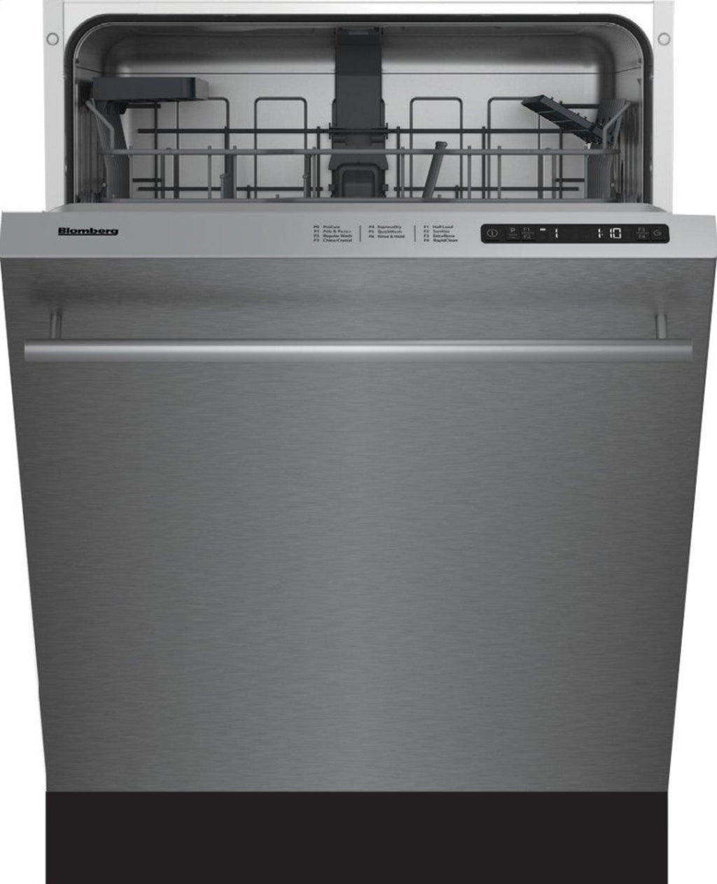 BLOMBERG APPLIANCES DWT51600SS 24in Dishwasher SS w/ bar handle 48dBA top control 6 cycle, beam on floor in Stainless Steel - DWT51600SS
