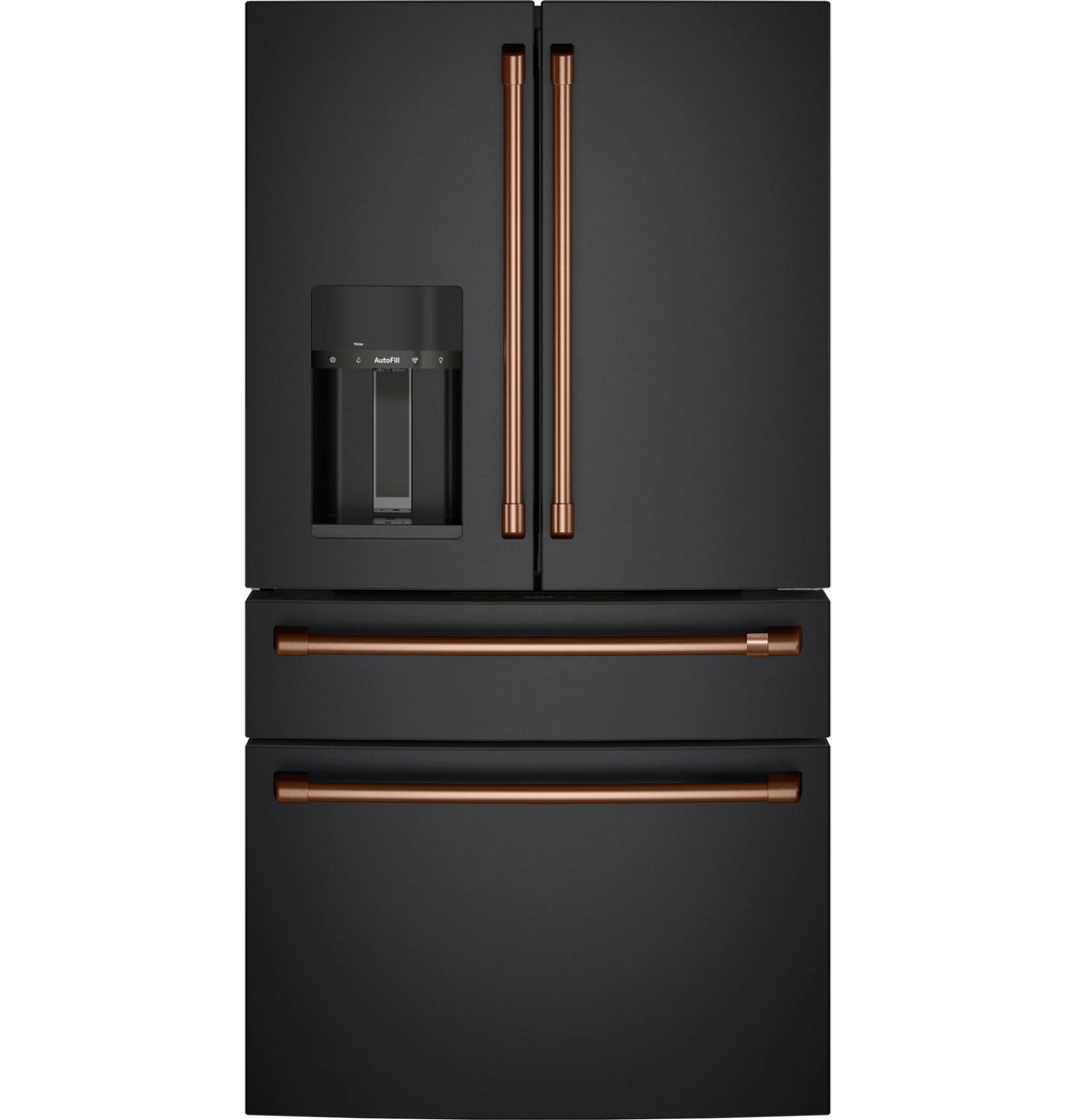 CAFE CVE28DP3ND1 CAFé™ ENERGY STAR® 27.8 Cu. Ft. Smart 4-Door French-Door Refrigerator Black