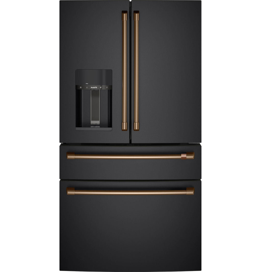 CAFE CVE28DP3ND1 CAFé™ ENERGY STAR® 27.8 Cu. Ft. Smart 4-Door French-Door Refrigerator Black