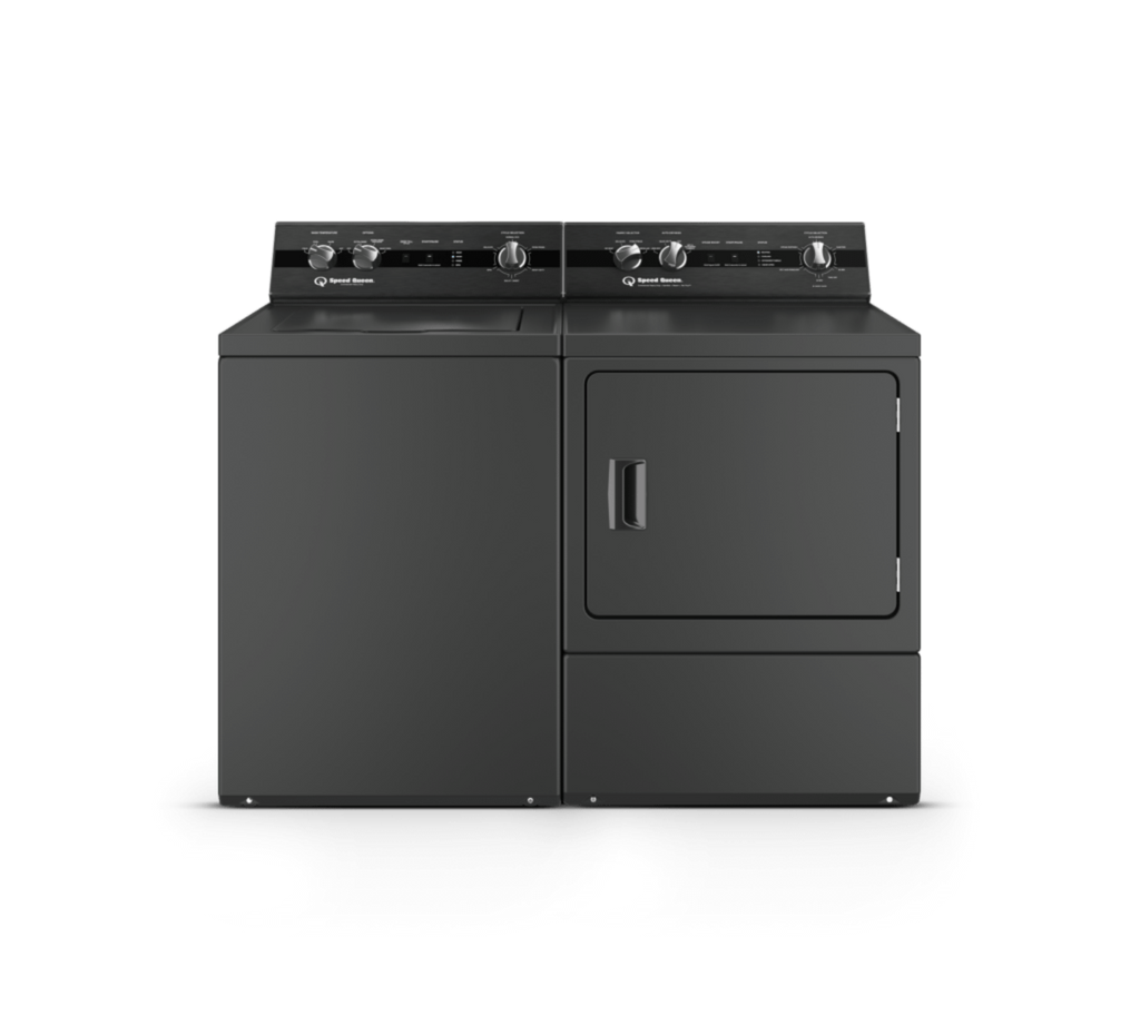 SPEED QUEEN DC5004BE DC5 Sanitizing Electric Dryer with Pet Plus Extended Tumble Steam  Black - DC5004BE