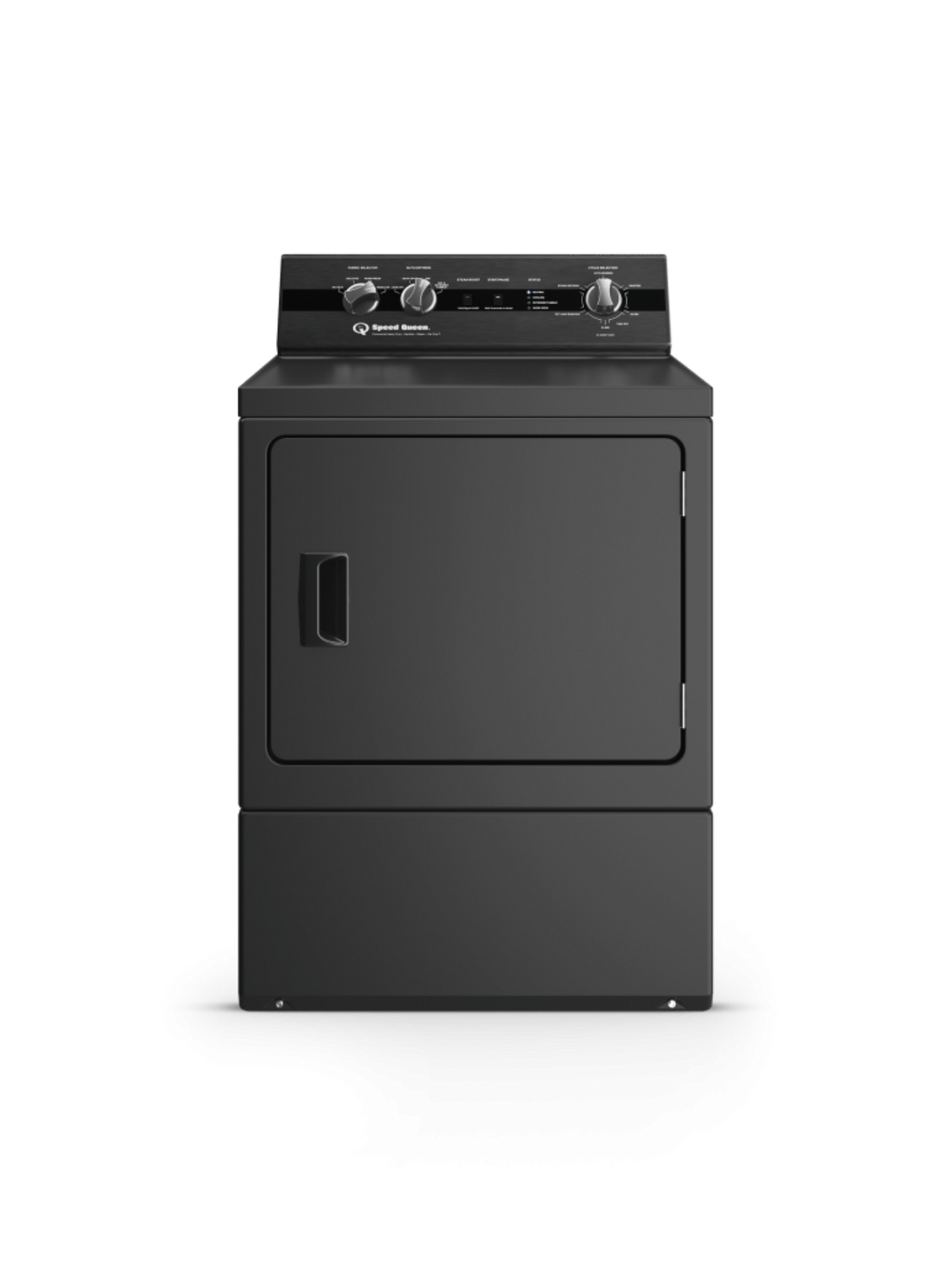 SPEED QUEEN DC5004BG DC5 Sanitizing Gas Dryer with Pet Plus Extended Tumble Steam Black - DC5004BG