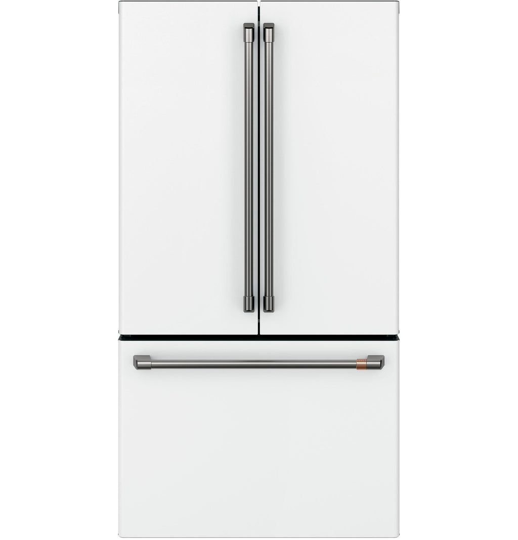 CAFE CWE23SP4MW2 CAFé™ ENERGY STAR® 23.1 Cu. Ft. Smart Counter-Depth French-Door Refrigerator White