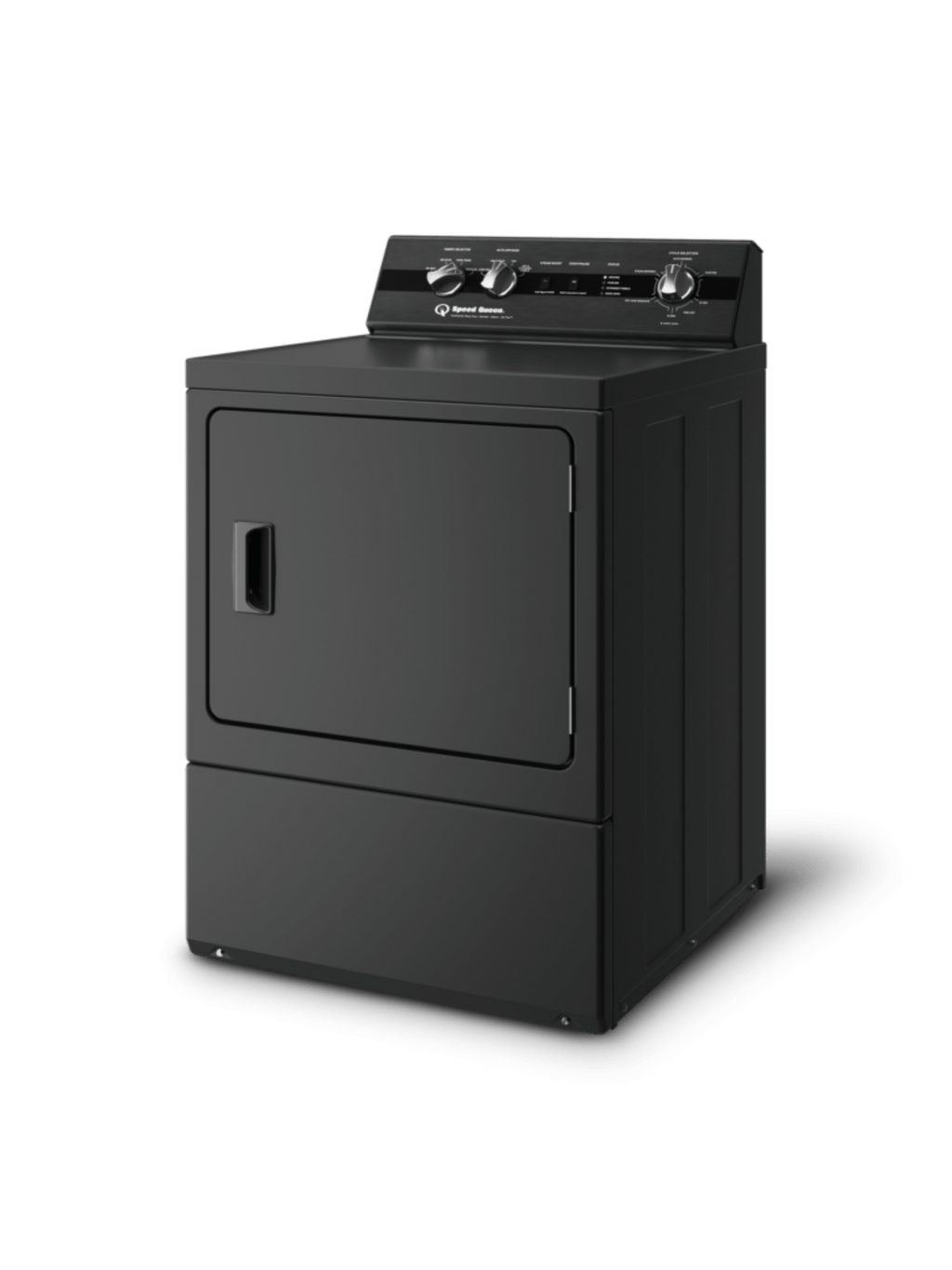 SPEED QUEEN DC5004BE DC5 Sanitizing Electric Dryer with Pet Plus Extended Tumble Steam  Black - DC5004BE