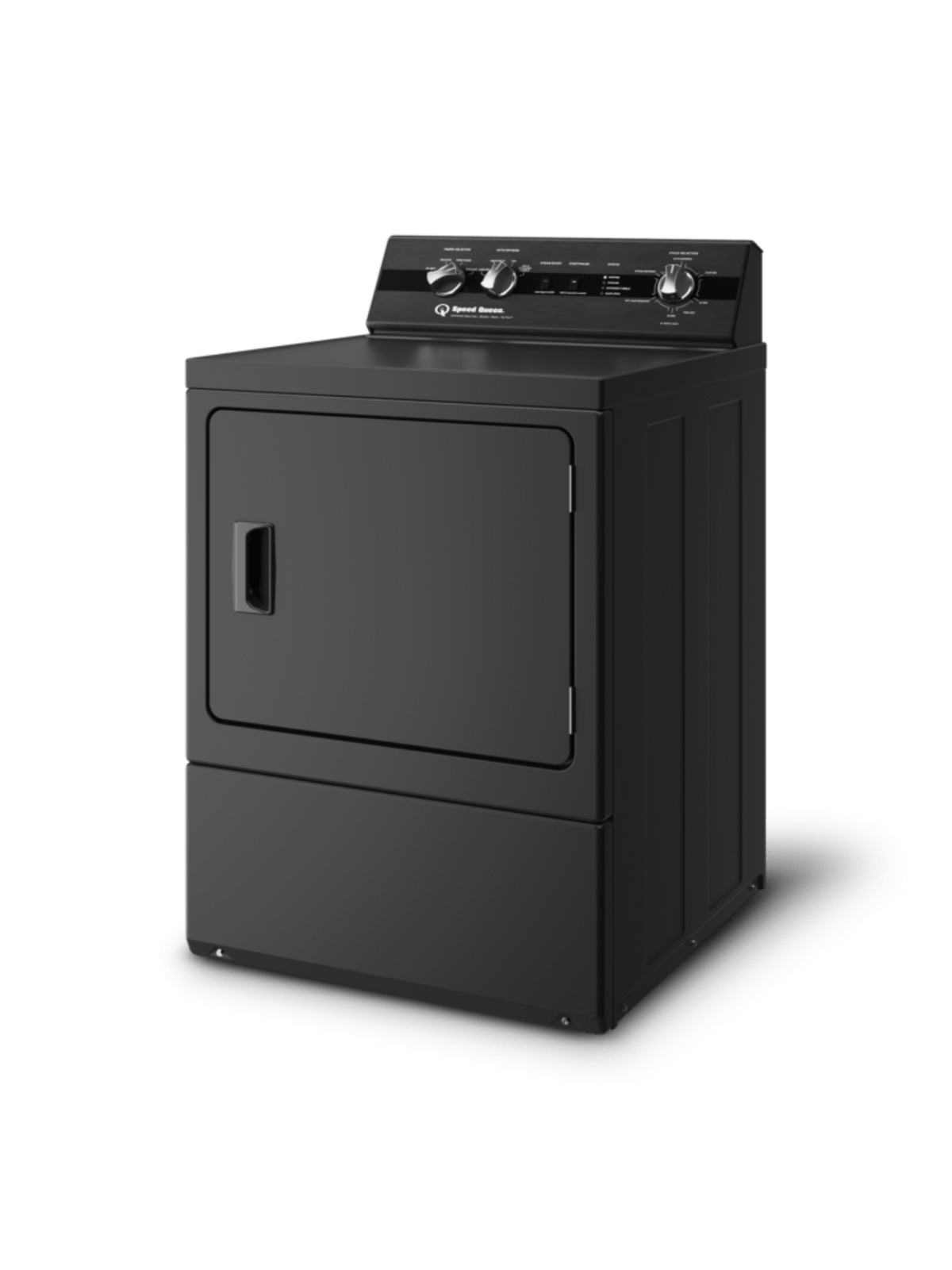 SPEED QUEEN DC5004BE DC5 Sanitizing Electric Dryer with Pet Plus Extended Tumble Steam  Black - DC5004BE