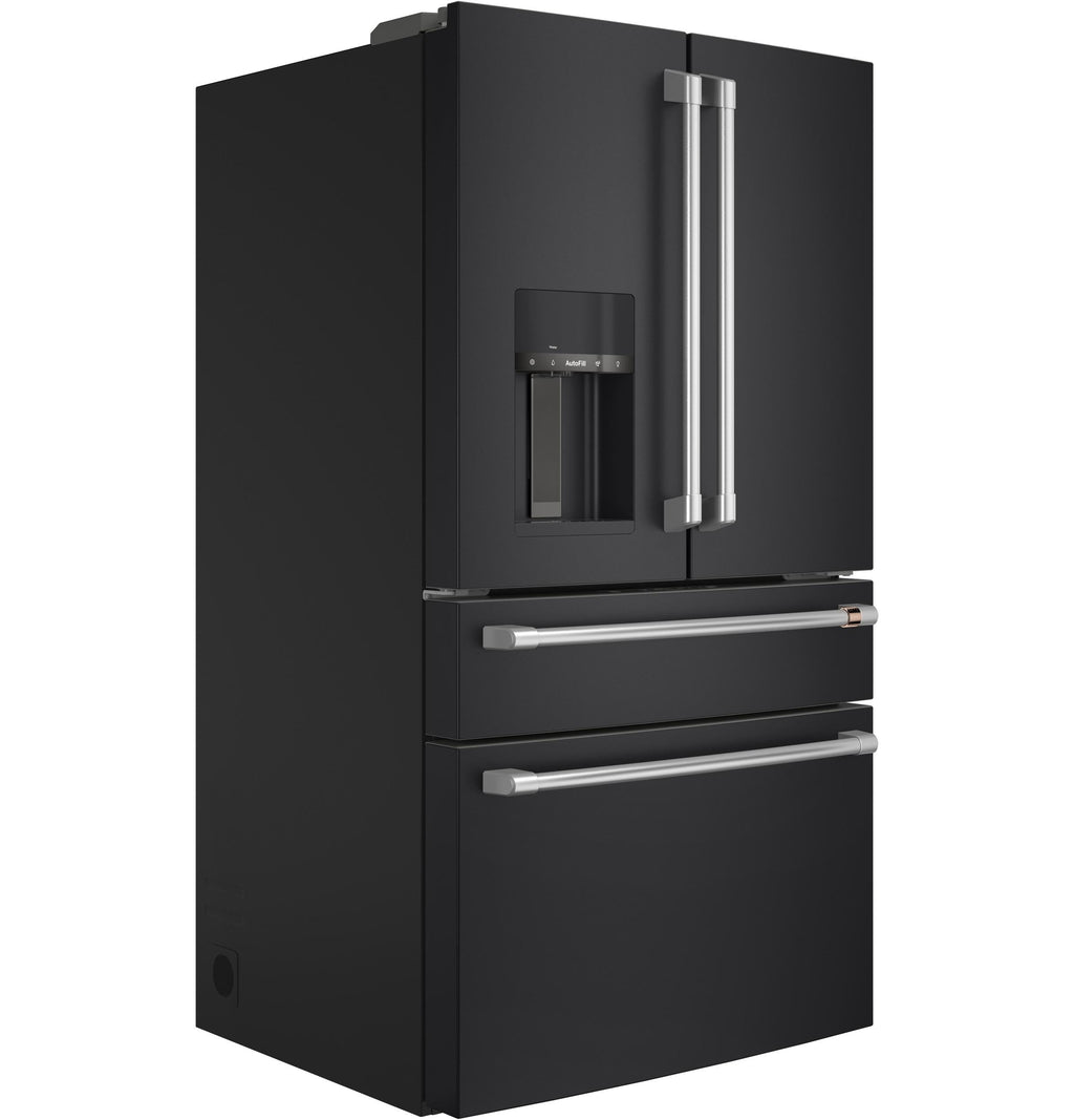 CAFE CVE28DP3ND1 CAFé™ ENERGY STAR® 27.8 Cu. Ft. Smart 4-Door French-Door Refrigerator Black