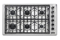 VIKING 36" Gas Cooktop - VGSU5361 in Stainless Steel - VGSU53616BSS