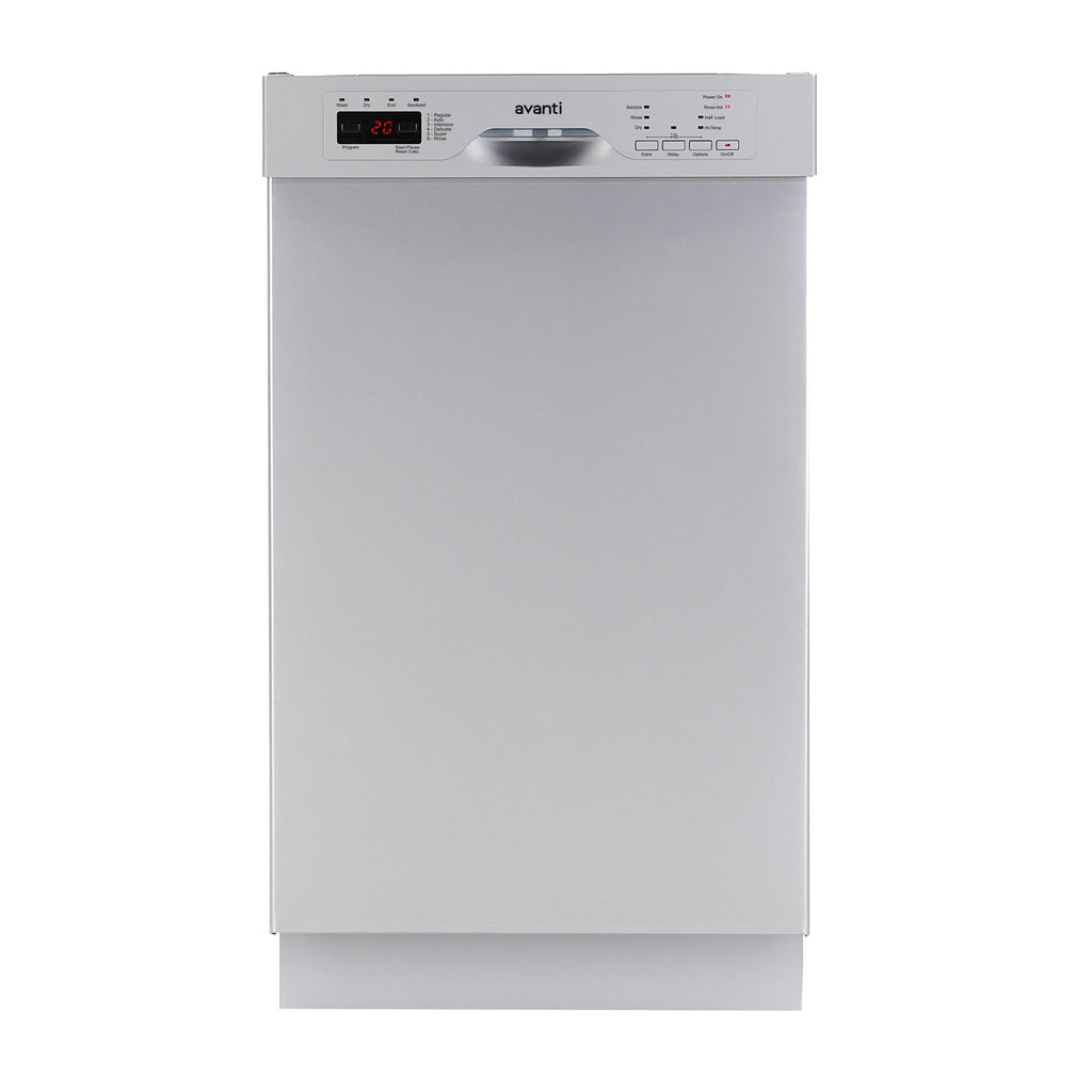 Avanti 18" Built In Dishwasher - DWF18V0W