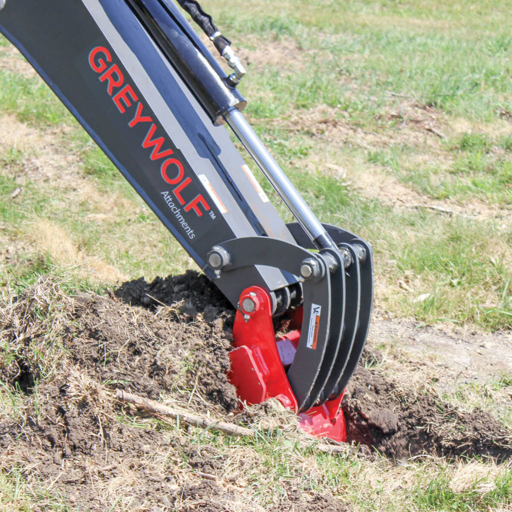 Grey Wolf Skid Steer Backhoe Attachment  - (1065)