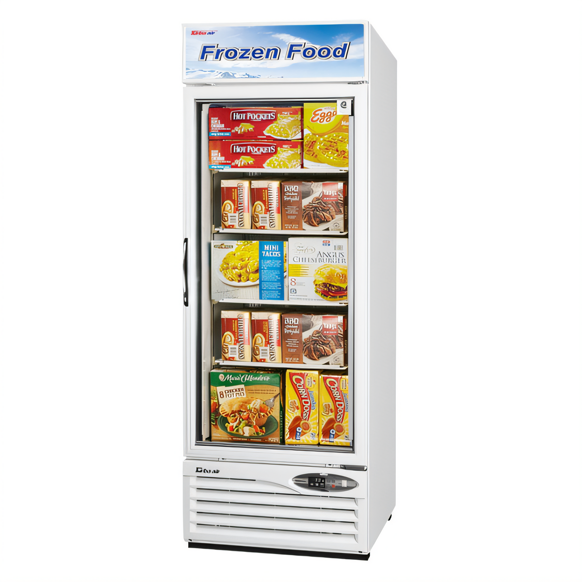 Turbo Air TGF-23F(B)-N Glass Door Merchandisers - TGF-23F(B)-N
