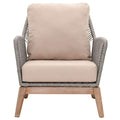 Wicker Loom Club Chair, Light Gray - 335949