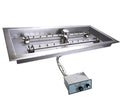 30″ Rectangle Manual Spark Ignition Kit - TOR-FPPK30X12-H-FLEX-NG