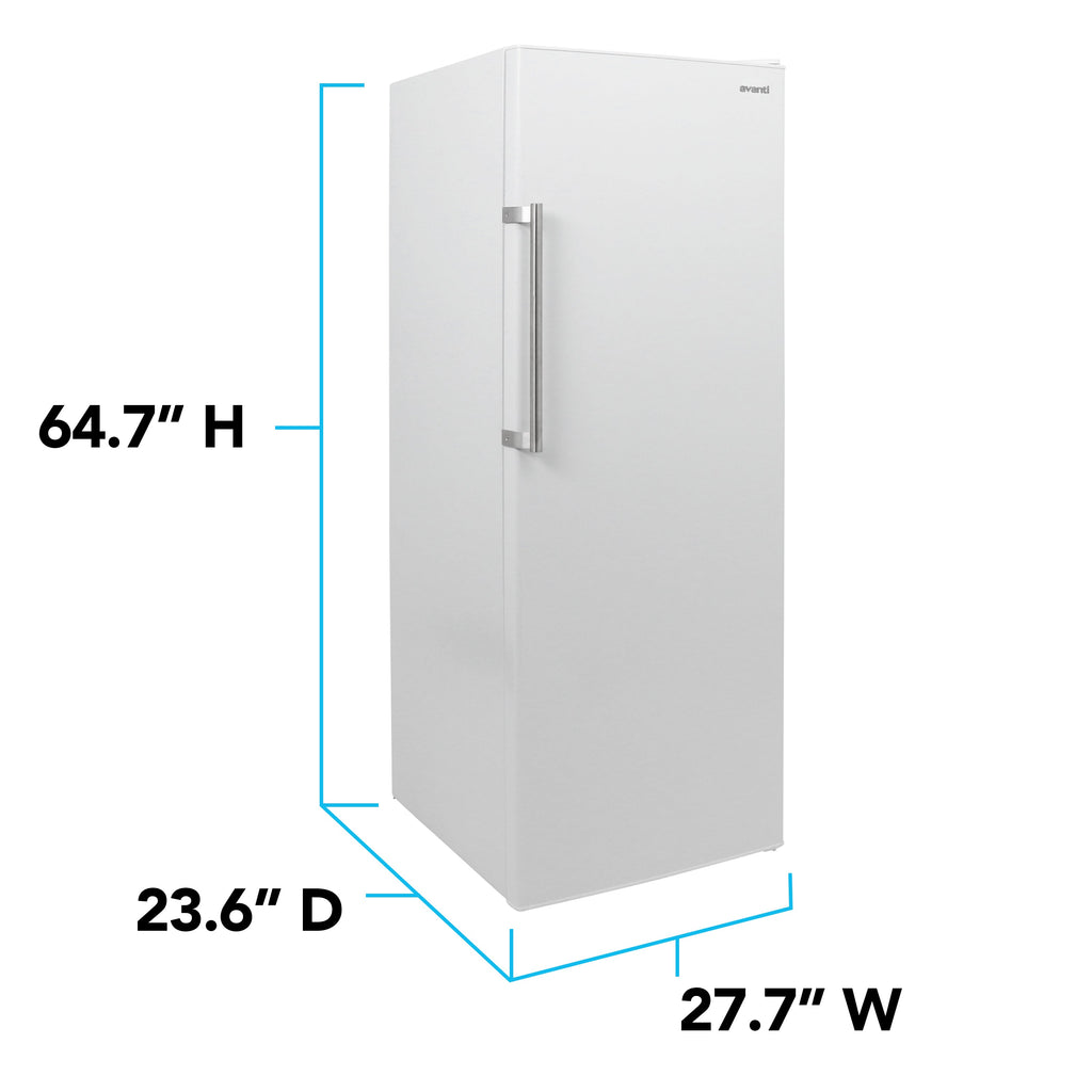 Avanti 10.8 cu ft Vertical Freezer - AV1081VFK0W