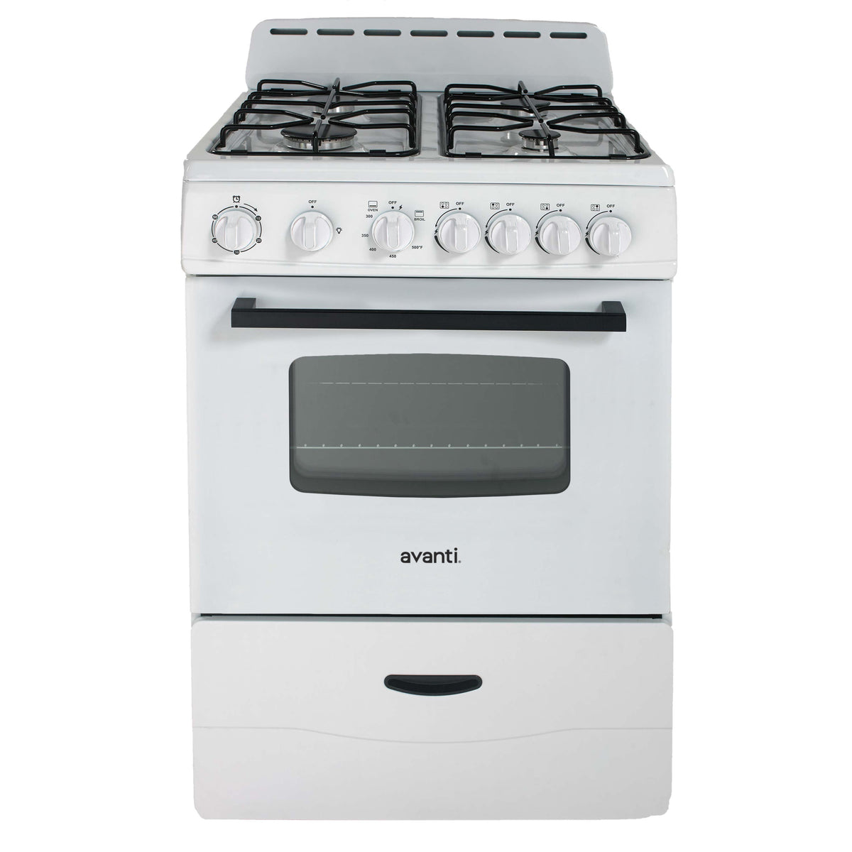 Avanti 24" Compact Gas Range Oven - GR2414CW