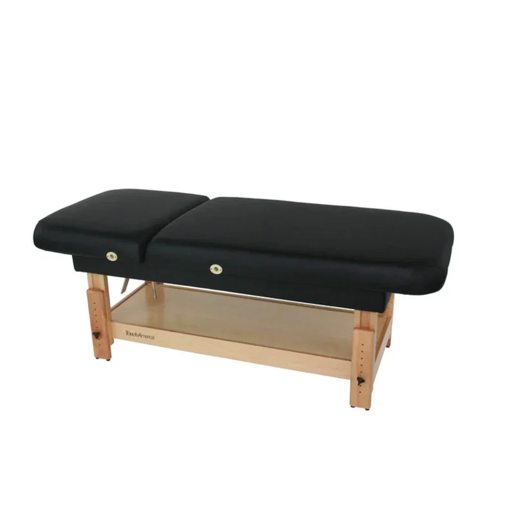 Touch America Face & Body Stationary Treatment Table with Hardwood Cabinet (11520 + 41015-00)  - 11520-07