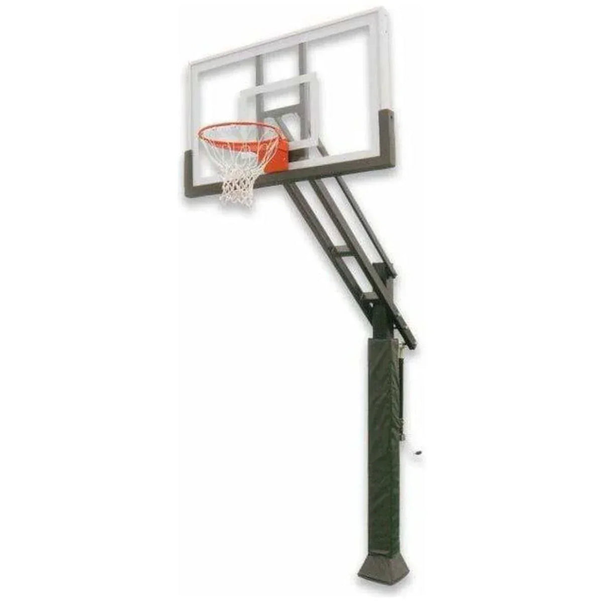 Ironclad FullCourt 42"x72" Adjustable In-Ground Basketball Hoop - FCH684–XXL