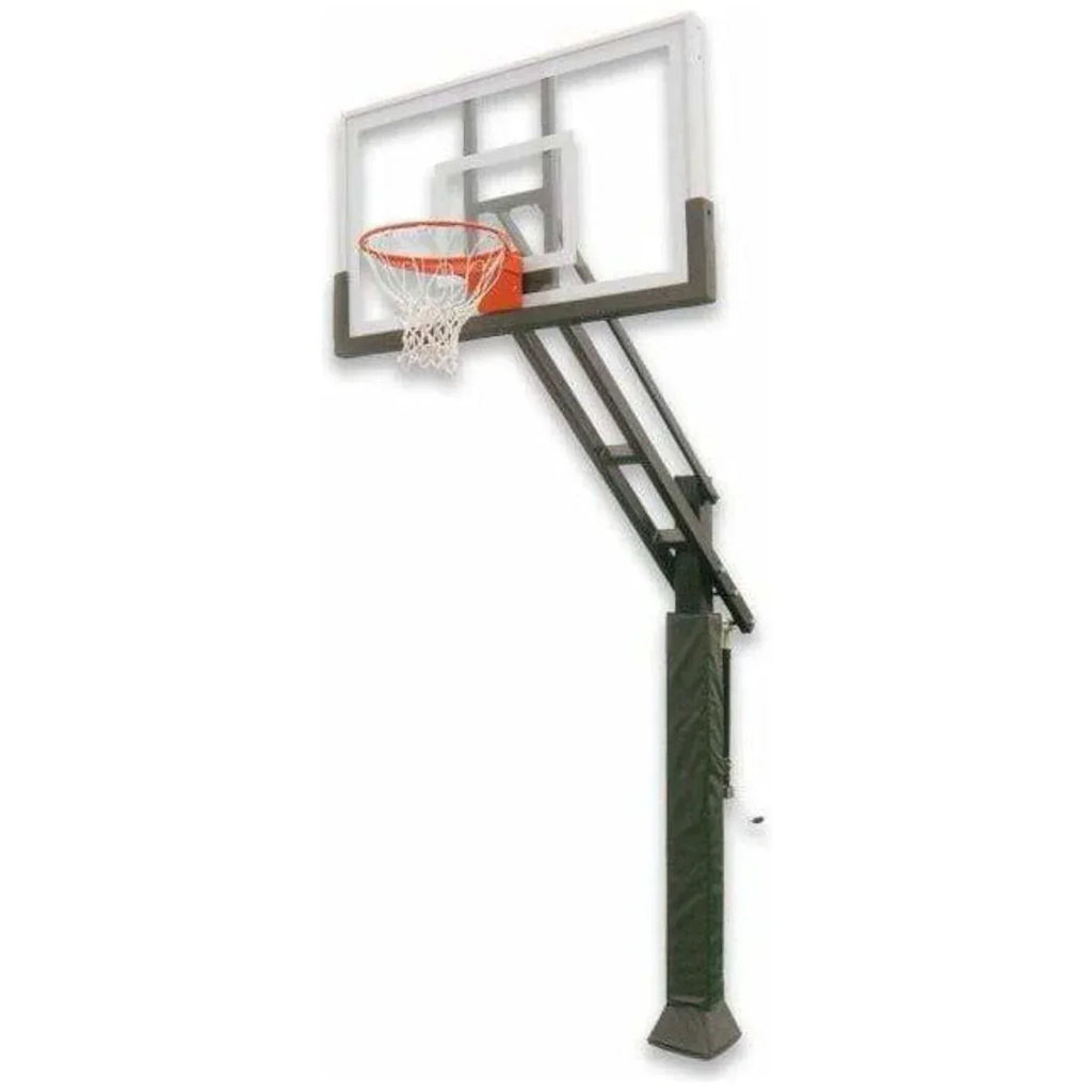 Ironclad FullCourt 42"x72" Adjustable In-Ground Basketball Hoop - FCH684–XXL