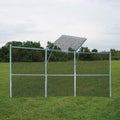 Jaypro Backstop Fence (3 Panel, 1 Center Overhang) - Permanent - BSP-30-6