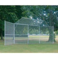 Jaypro Backstop Fence (4 Panel, 2 Center Overhang) - Permanent - BSP-40-66