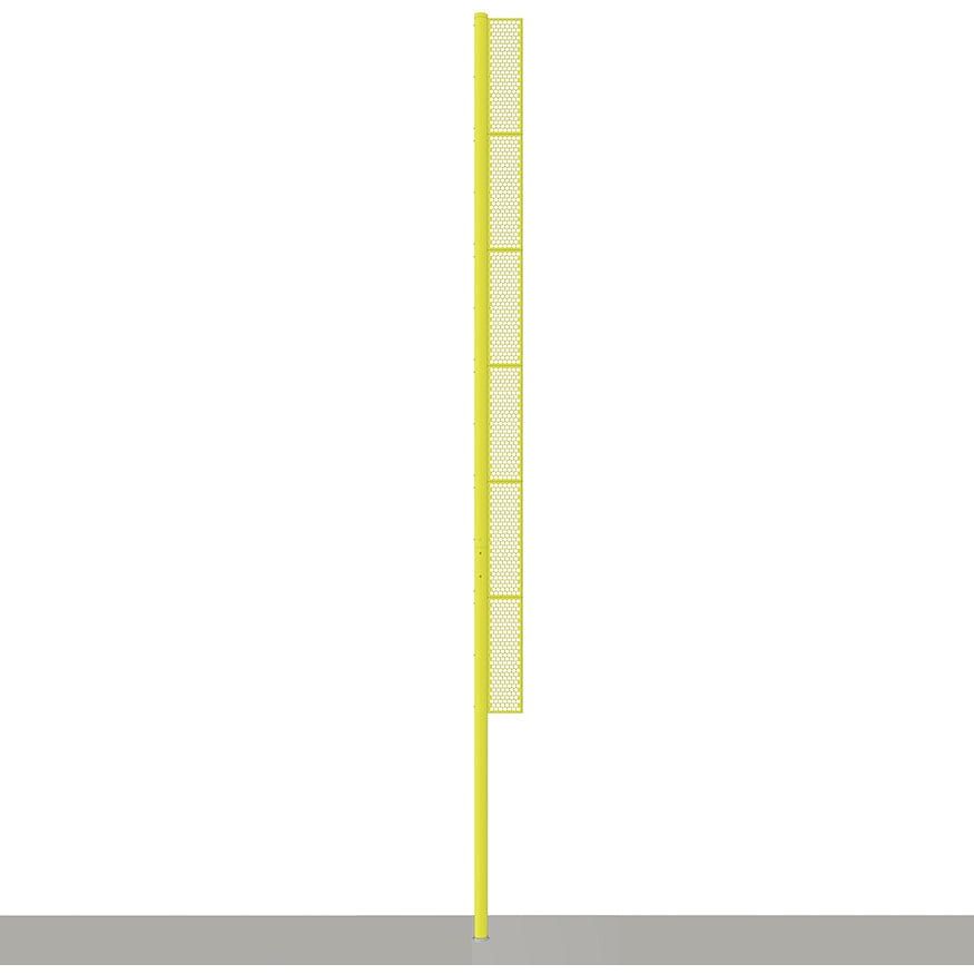 Jaypro Baseball Foul Poles - Professional (40') - (Surface Mount) (Yellow) - BBFP-40SM