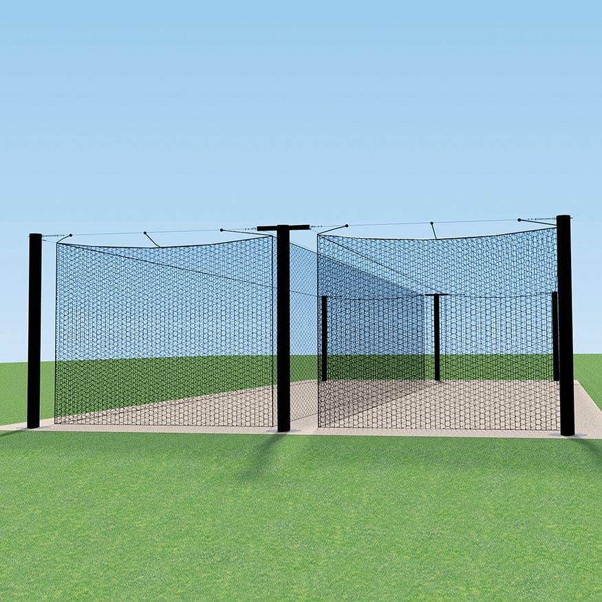 Jaypro Batting Cage Tunnel - Mega Outdoor - (55') - Tandem - MPCTF-55D