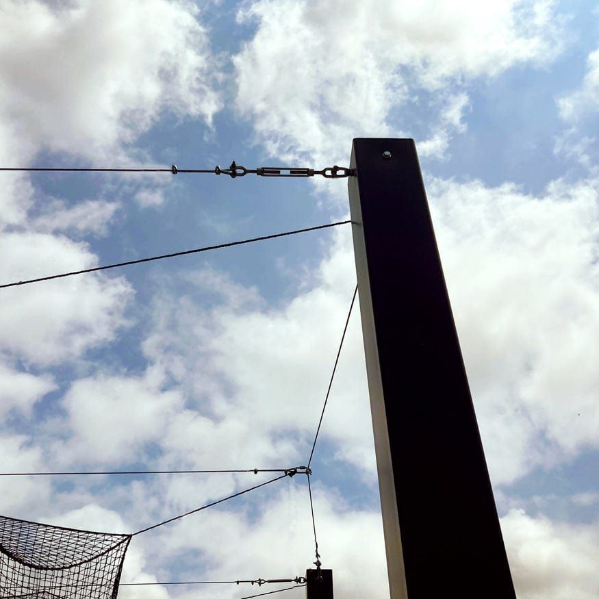 Jaypro Batting Cage Tunnel - Mega Outdoor - (70') - Single - MPCTF-70S