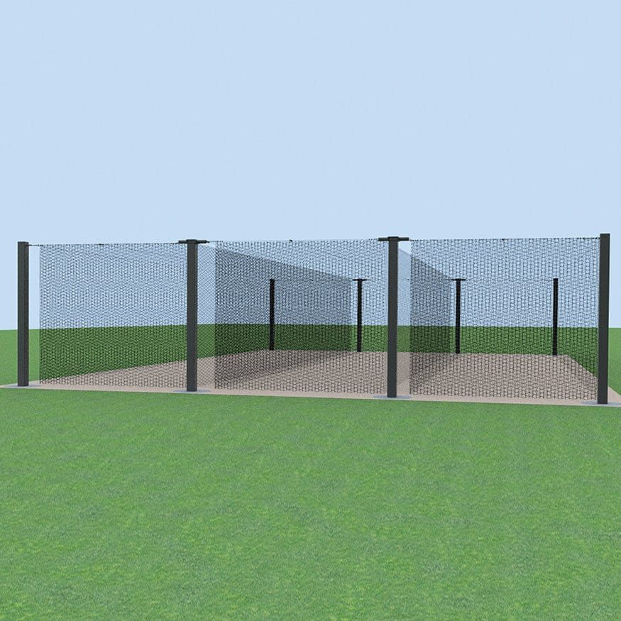 Jaypro Batting Tunnel Frame - Mega Outdoor - (70') - Stackable Tunnel Kit - MPCTF-70A